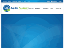Tablet Screenshot of jupiteracademy.com